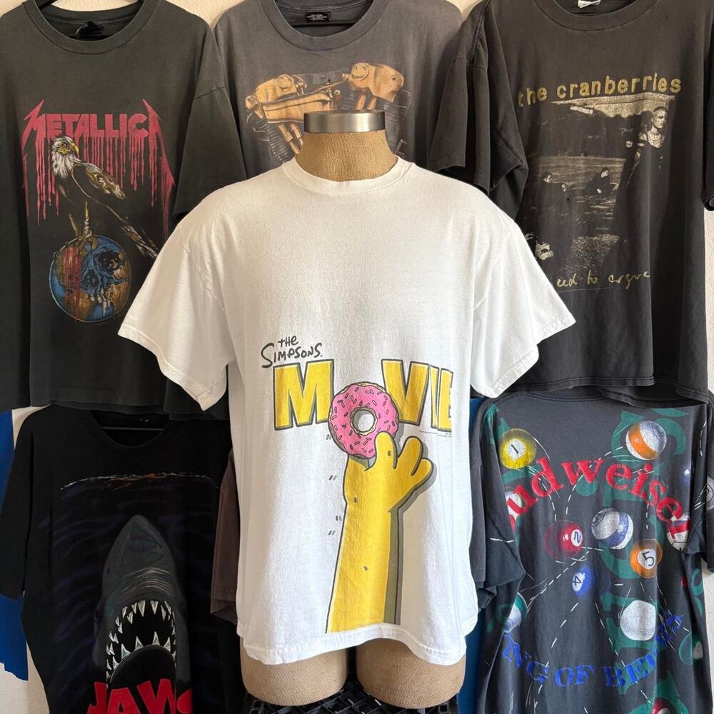 Vintage 2000s The Simpson's Movie Promo T-shirt